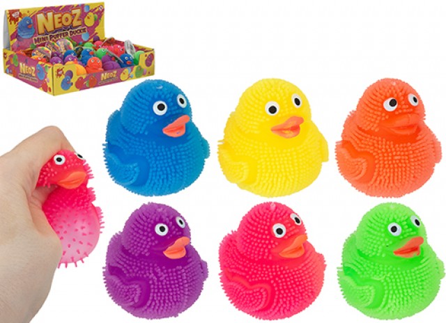 SQUISHY Mini Duck Puffer 5cm – In Box In espo da 24pz 6ass…x24…x288